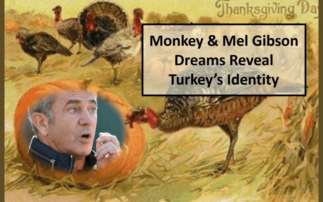 Monkey & Mel Gibson Dreams Reveal The Turkey’s Identity