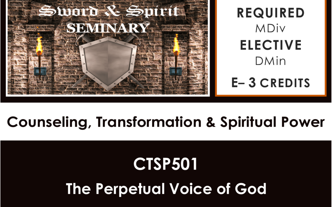CTSP501‒ The Perpetual Voice of God: Description